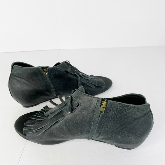 Elizabeth And James Shoes Womens Size 8 Elisa Ankle Bootie Open Toe Black Kilte - Picture 6 of 9